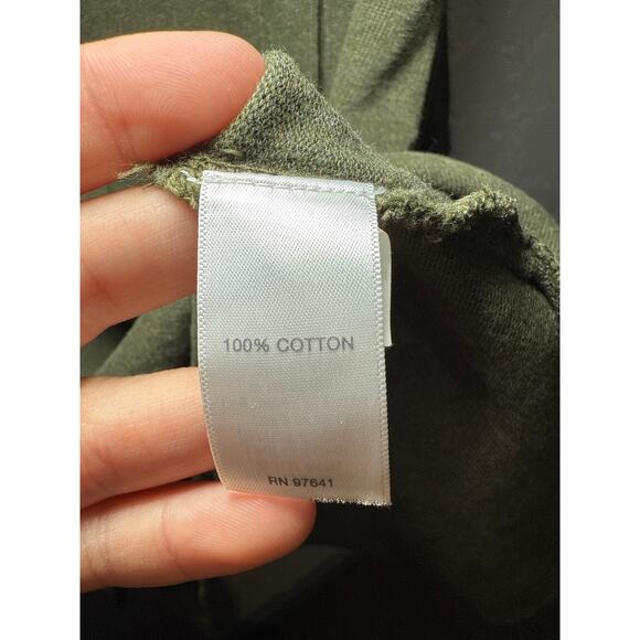 J jill pure cotton army green‎ sweater dress womens medium capsule minimalist - Picture 4 of 9